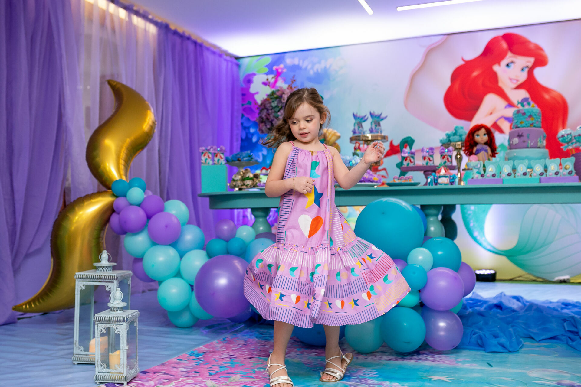 Foto Festa Alice - pequena sereia - Imagem 8