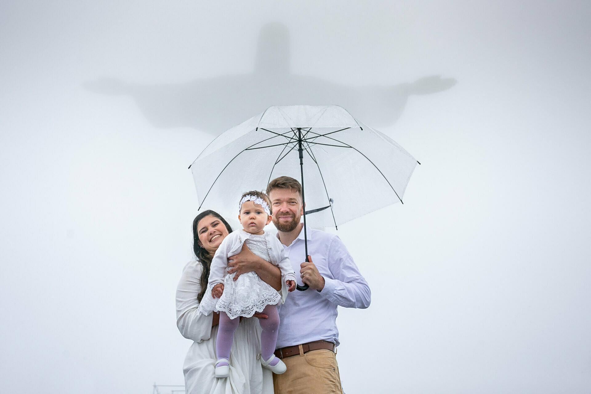 Batizado da Chloe no Cristo Redentor