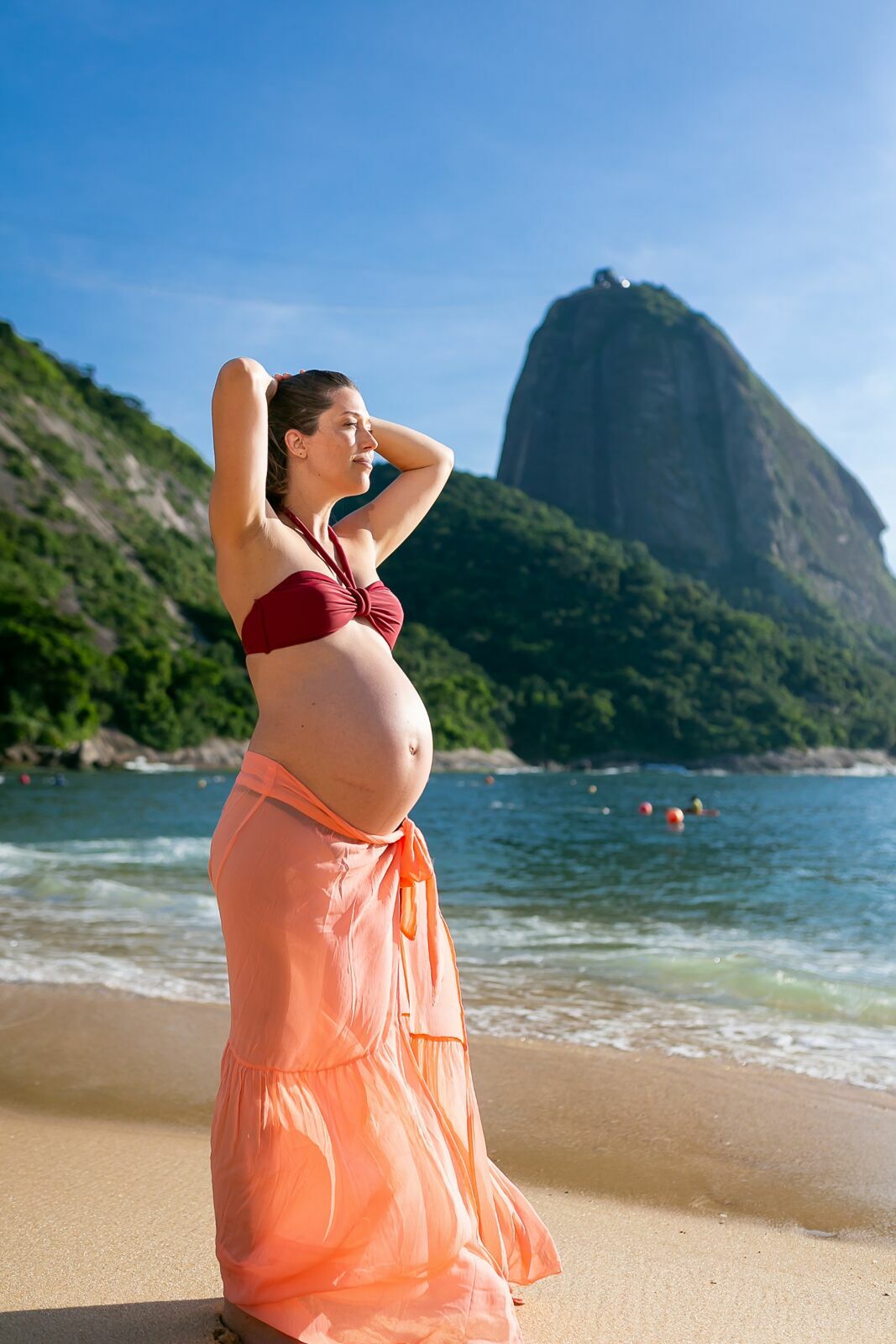 Foto Ensaio Gestante - Praia Vermelha - Imagem 1